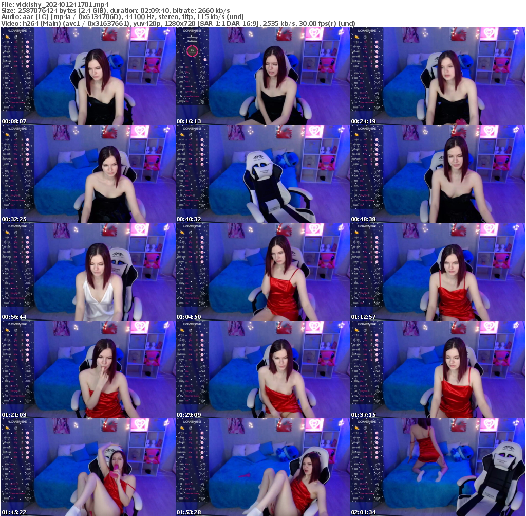 Preview thumb from vickishy on 2024-01-24 @ chaturbate