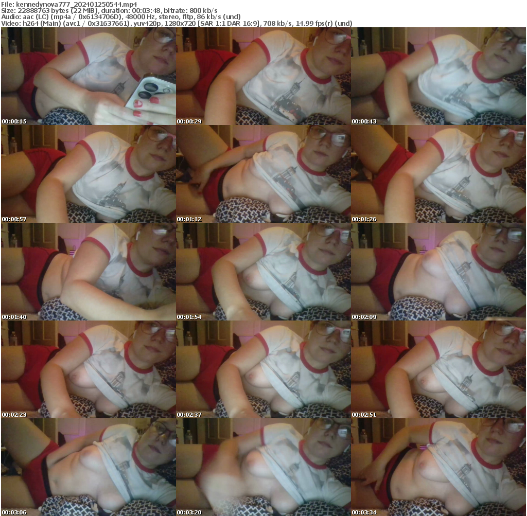 Preview thumb from kennedynova777 on 2024-01-25 @ chaturbate